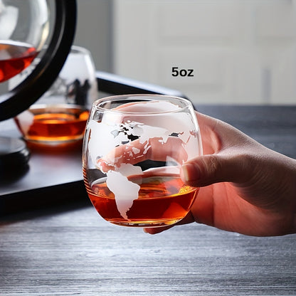 Stunning Globe Decanter Set – A Must-Have for Whisky Lovers