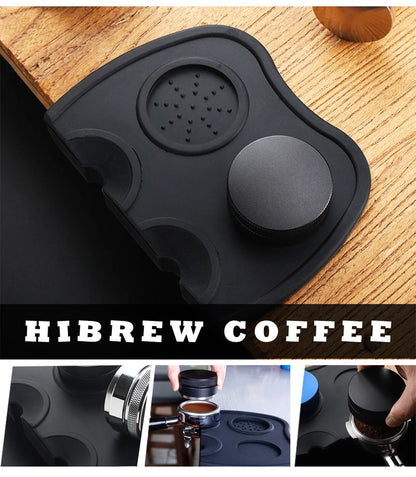 HiBREW PurePour 51mm Bottomless Coffee powder Handle: 304 Stainless Steel & Solid Wood