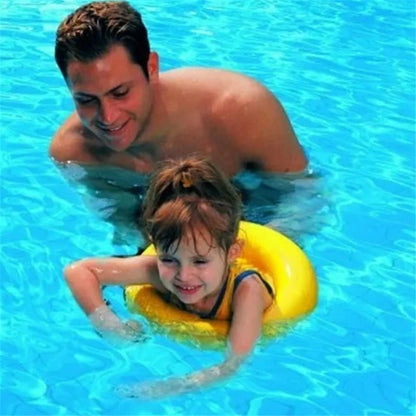 AquaBuddy Trainer: Inflatable Safety Swim Ring for Kids & Parents