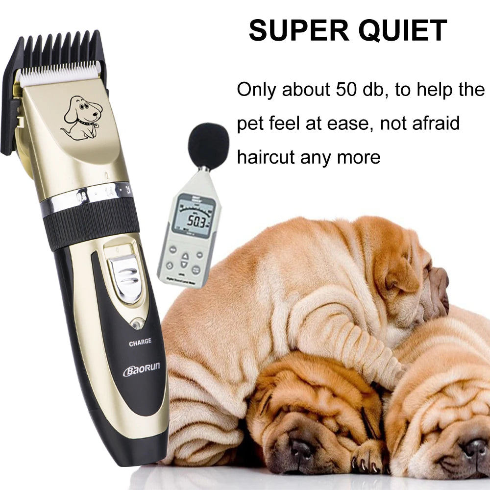 FurEverGleam ProElite: Professional Rechargeable Electric Pet Grooming Kit