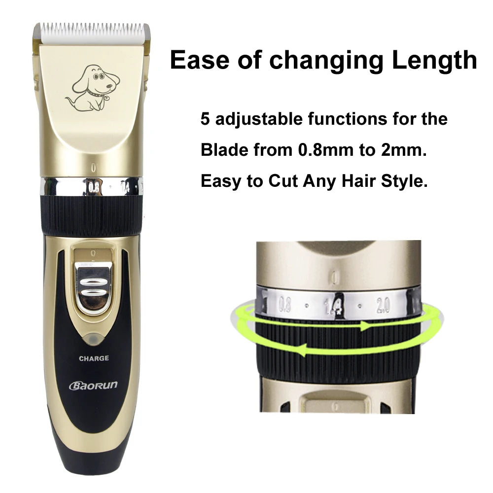 FurEverGleam ProElite: Professional Rechargeable Electric Pet Grooming Kit