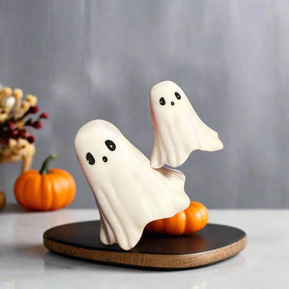 Cheeky Ghost Figurine – Playful Halloween Décor for Home & Shelf