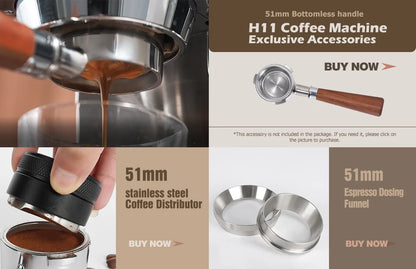 HiBREW SlimBar 20: Semi-Automatic Espresso & Cappuccino Maker