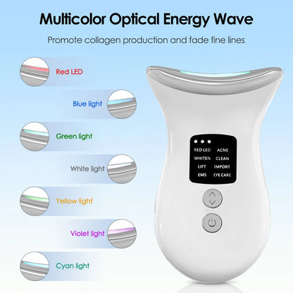 LiftRadiance Pro: Dual-Action RF and Red Light Facial Rejuvenator