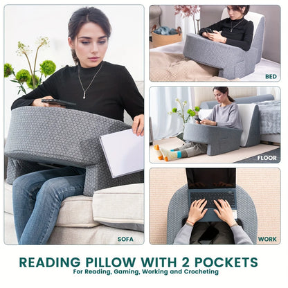 ChillCushion: Multi-Function Arm Rest & Lap Desk Pillow