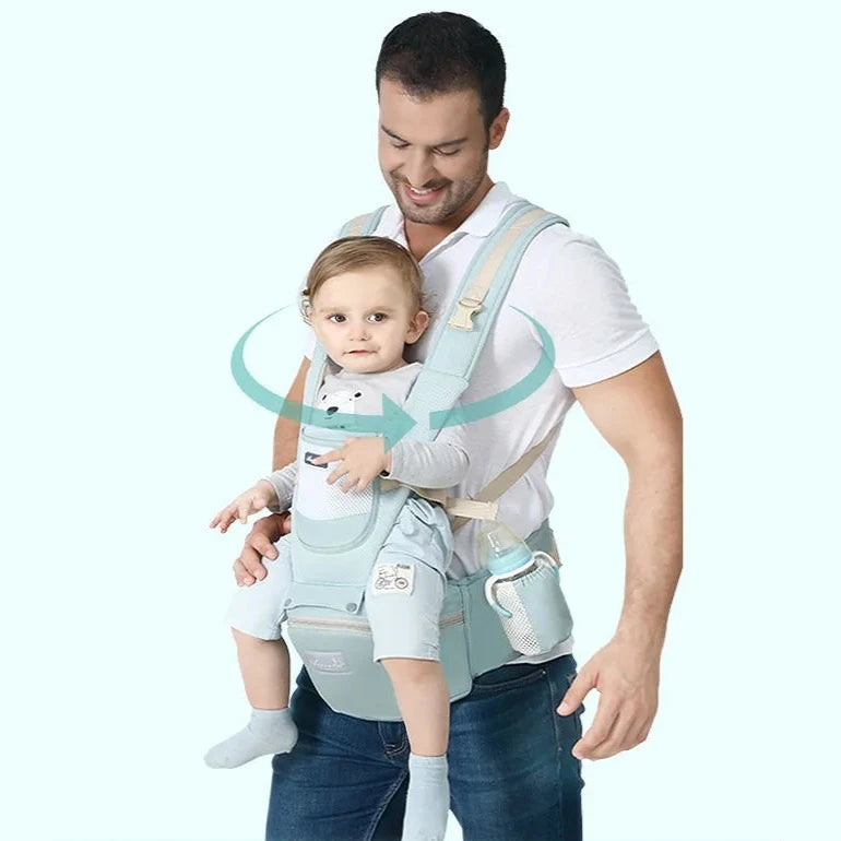 KiddieKarry All-Stage: Ergonomic Multi-Use Baby to Toddler Carrier