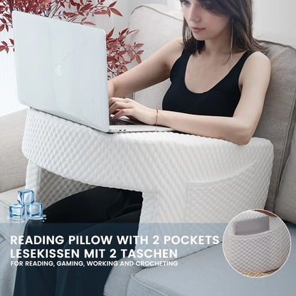 ChillCushion: Multi-Function Arm Rest & Lap Desk Pillow