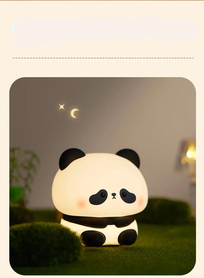 Panda Dreamlight – Soft Silicone LED Night Lamp for Kids' Bedrooms