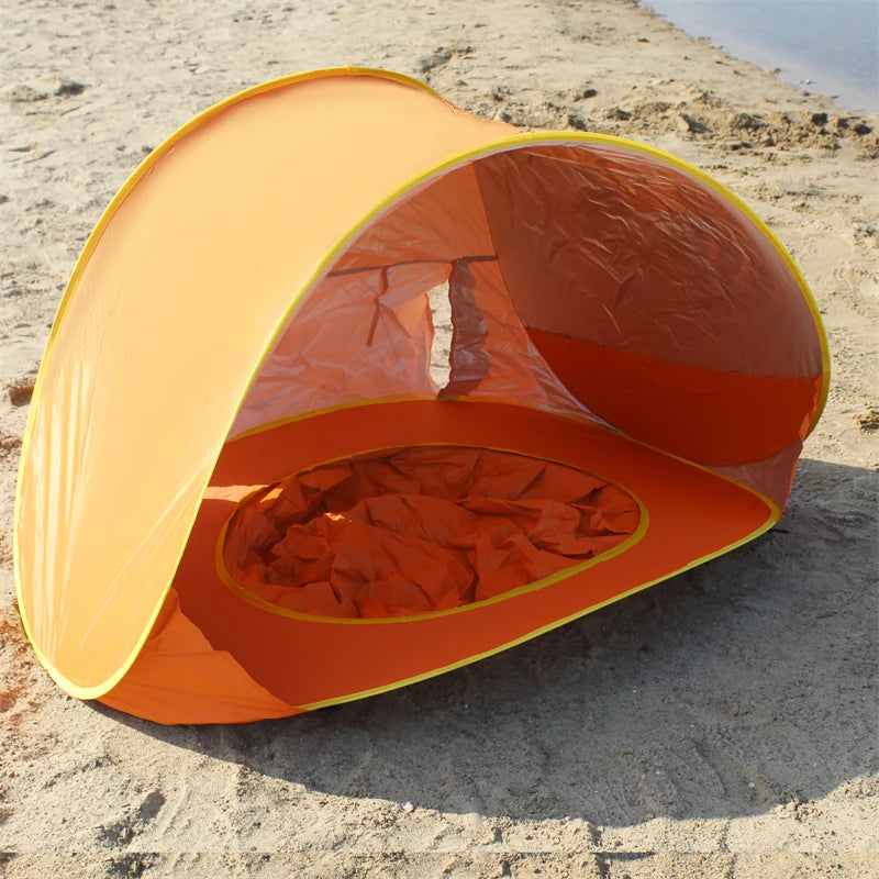 SunSafe PlayNest: The UV-Protected Baby Beach Tent with Pool