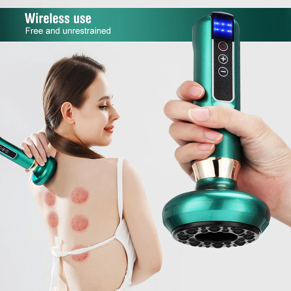 SkinSoothe Pro: The Rechargeable Vacuum Cupping & Guasha Therapy System