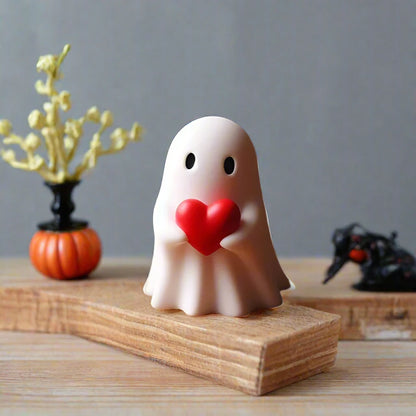 Cheeky Ghost Figurine – Playful Halloween Décor for Home & Shelf