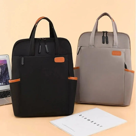 Streamline 2024: The Waterproof Oxford Chic Backpack for Students & Travellers