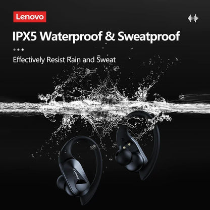 Lenovo SoundWave LP75: Bluetooth Earbuds with LED Display & Noise Reduction