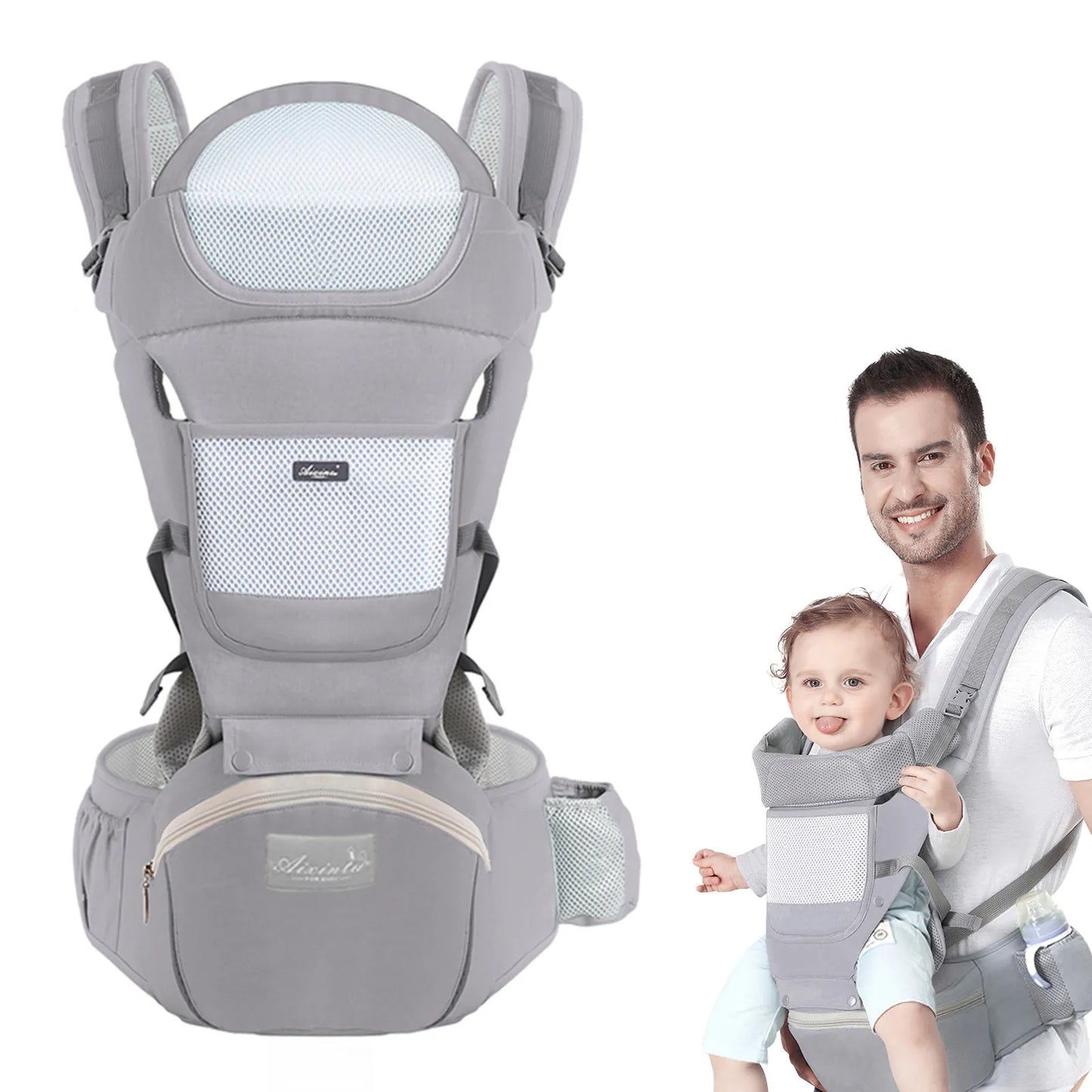 KiddieKarry All-Stage: Ergonomic Multi-Use Baby to Toddler Carrier