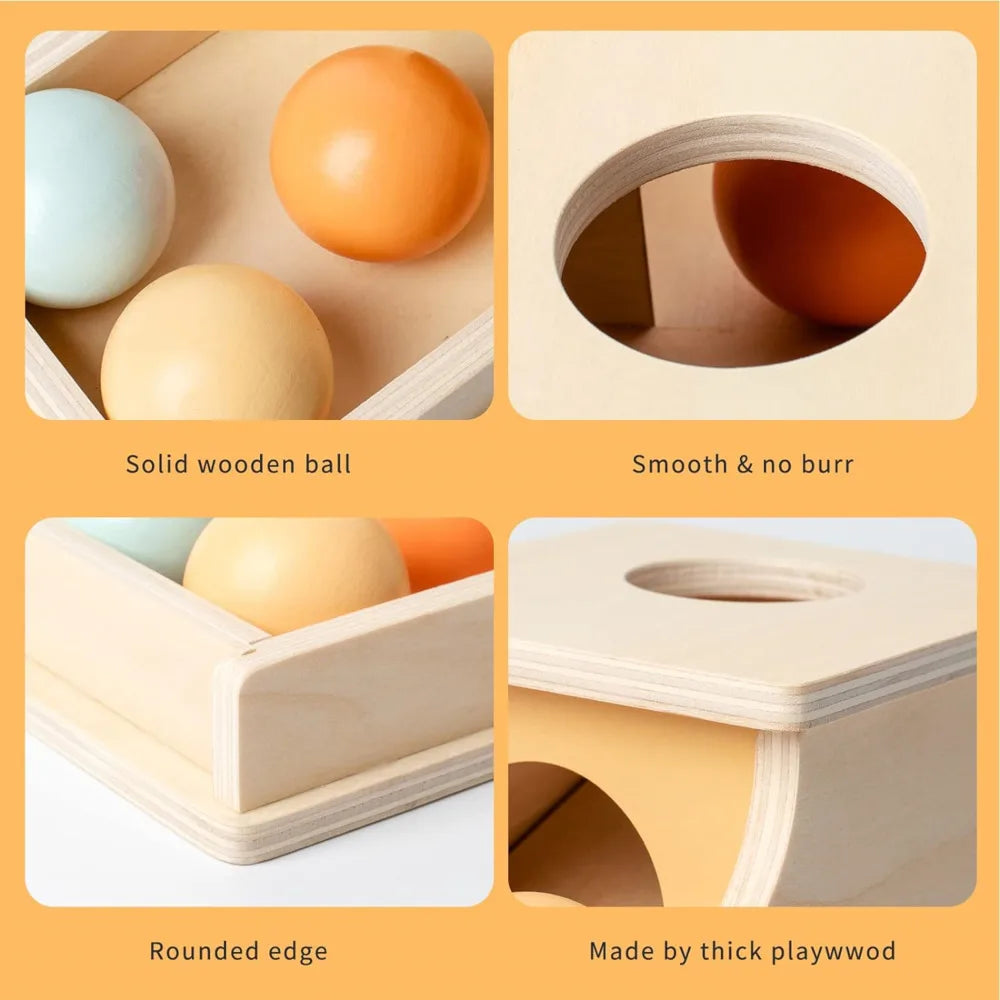 MindGroove Drum: Montessori Wooden Sensory Toy for Shape & Color Mastery