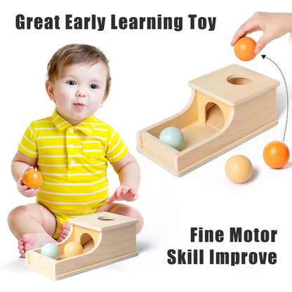 MindGroove Drum: Montessori Wooden Sensory Toy for Shape & Color Mastery