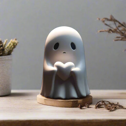 Cheeky Ghost Figurine – Playful Halloween Décor for Home & Shelf