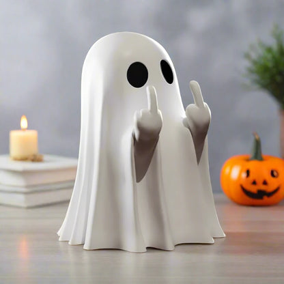 Cheeky Ghost Figurine – Playful Halloween Décor for Home & Shelf