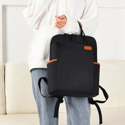 Streamline 2024: The Waterproof Oxford Chic Backpack for Students & Travellers