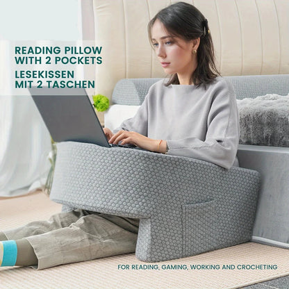 ChillCushion: Multi-Function Arm Rest & Lap Desk Pillow