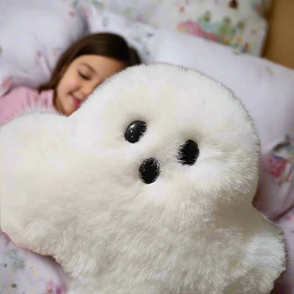 Cuddly Halloween Kawaii Plush – Ghost Pillow for Spooky Décor