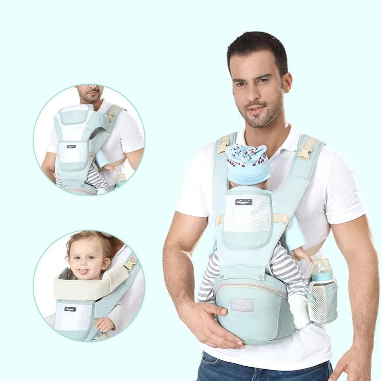 KiddieKarry All-Stage: Ergonomic Multi-Use Baby to Toddler Carrier