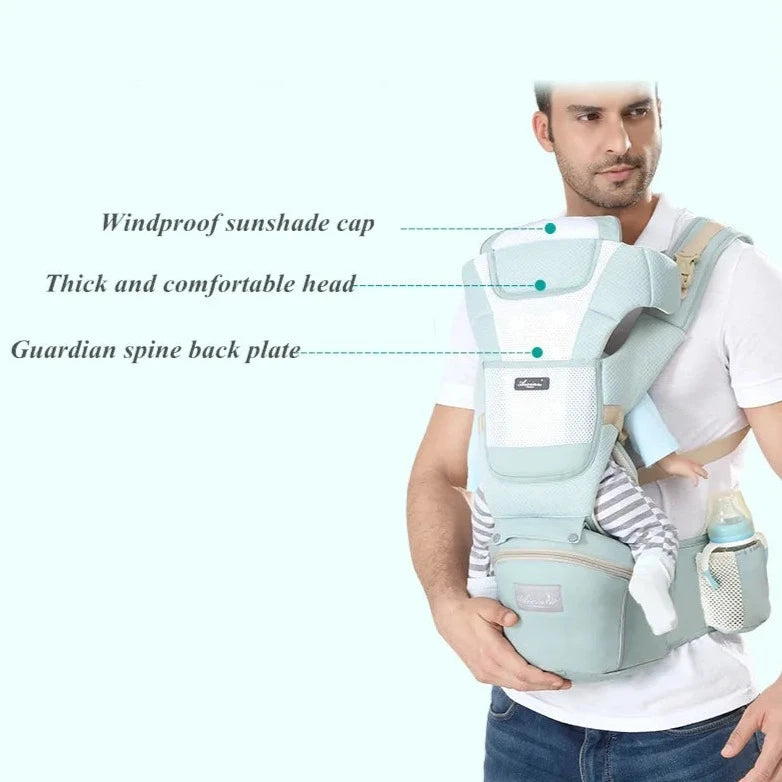 KiddieKarry All-Stage: Ergonomic Multi-Use Baby to Toddler Carrier