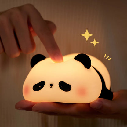 Panda Dreamlight – Soft Silicone LED Night Lamp for Kids' Bedrooms