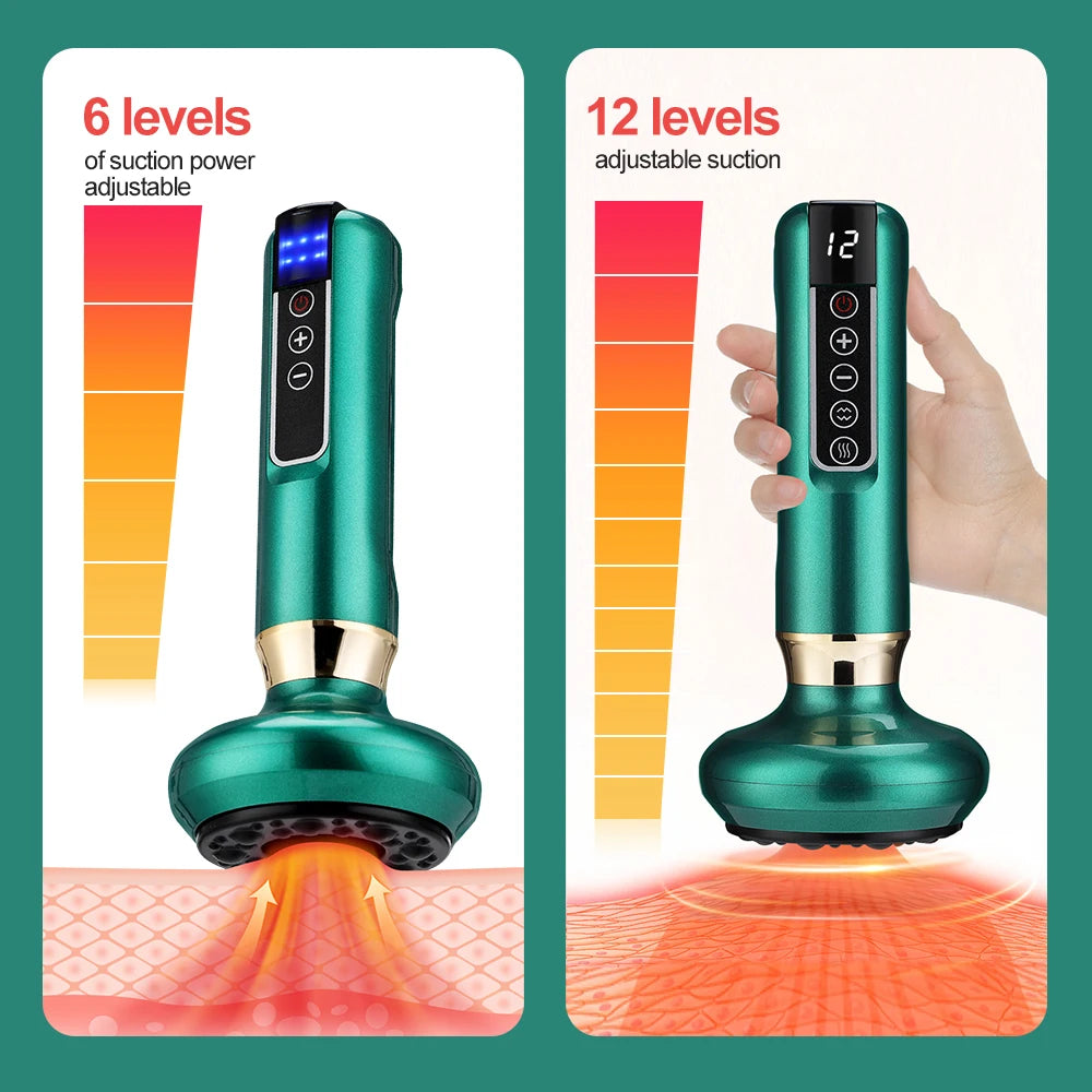 SkinSoothe Pro: The Rechargeable Vacuum Cupping & Guasha Therapy System