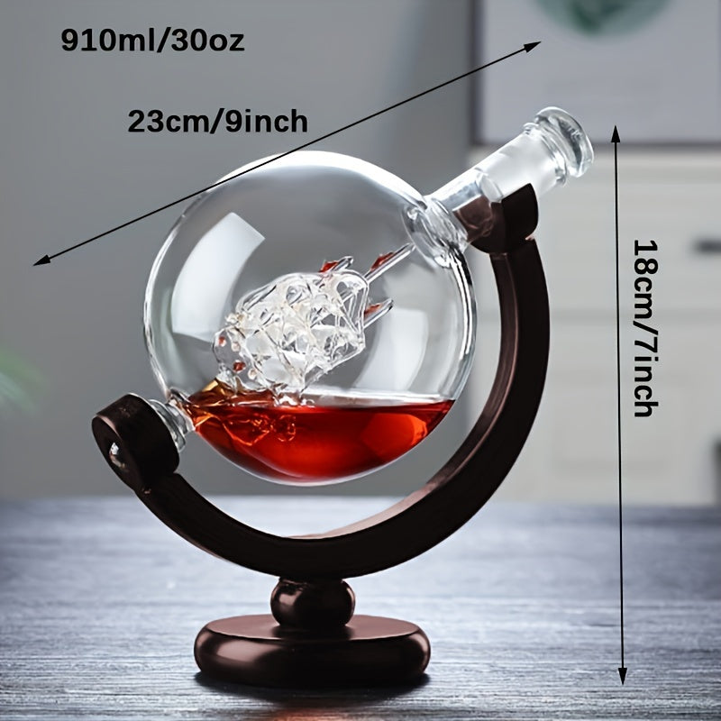 Stunning Globe Decanter Set – A Must-Have for Whisky Lovers